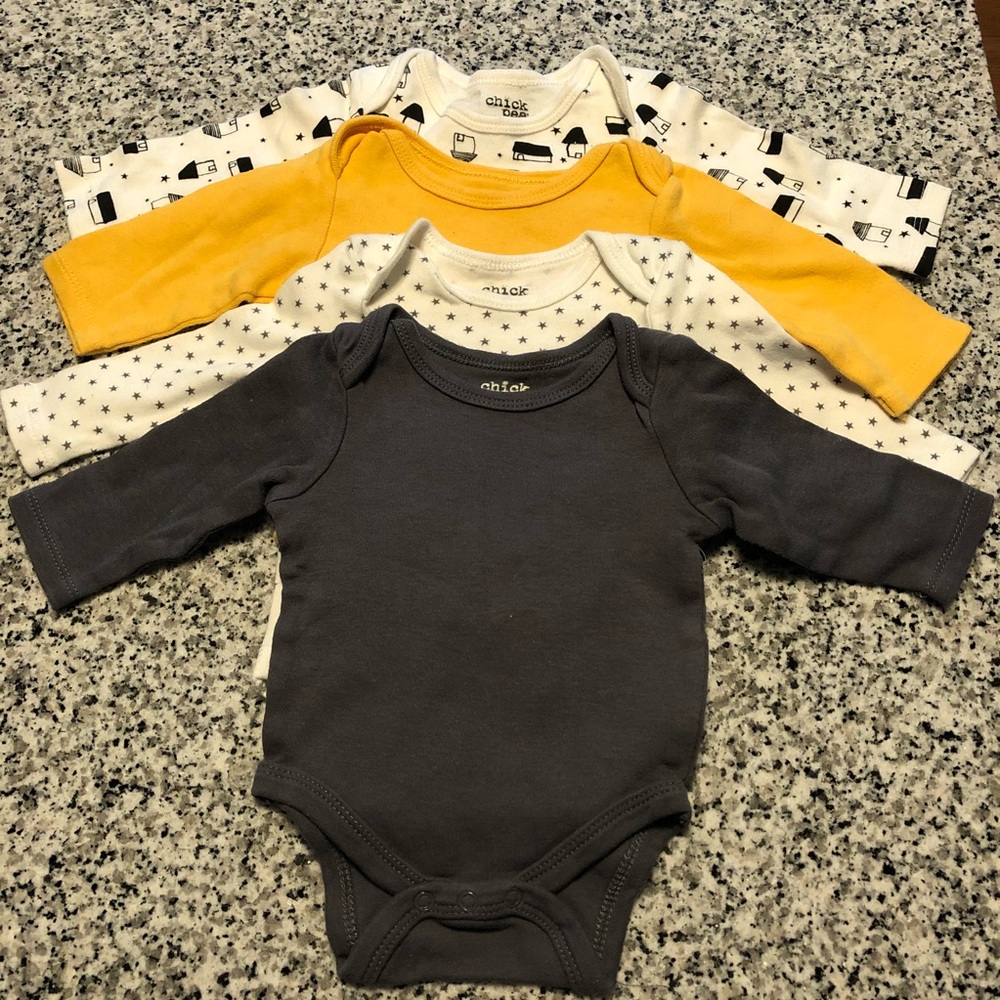 Set of Infant Bodysuits by Chick Pea